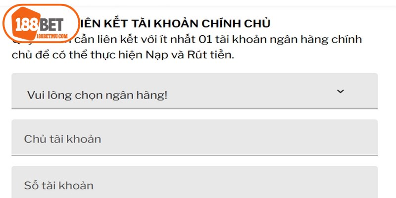 Điều kiện muốn rút tiền 188BET thành công
