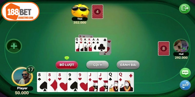 Luật chơi cơ bản của game bài tiến lên miền Nam cược thủ cần ghi nhớ